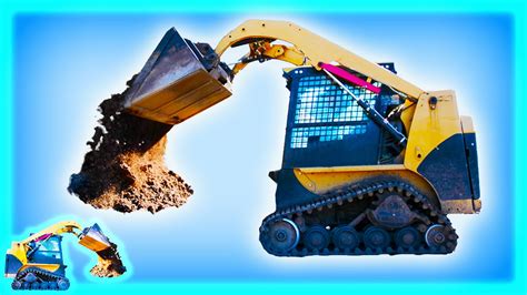 toddler skid steer video|kids backhoe videos youtube.